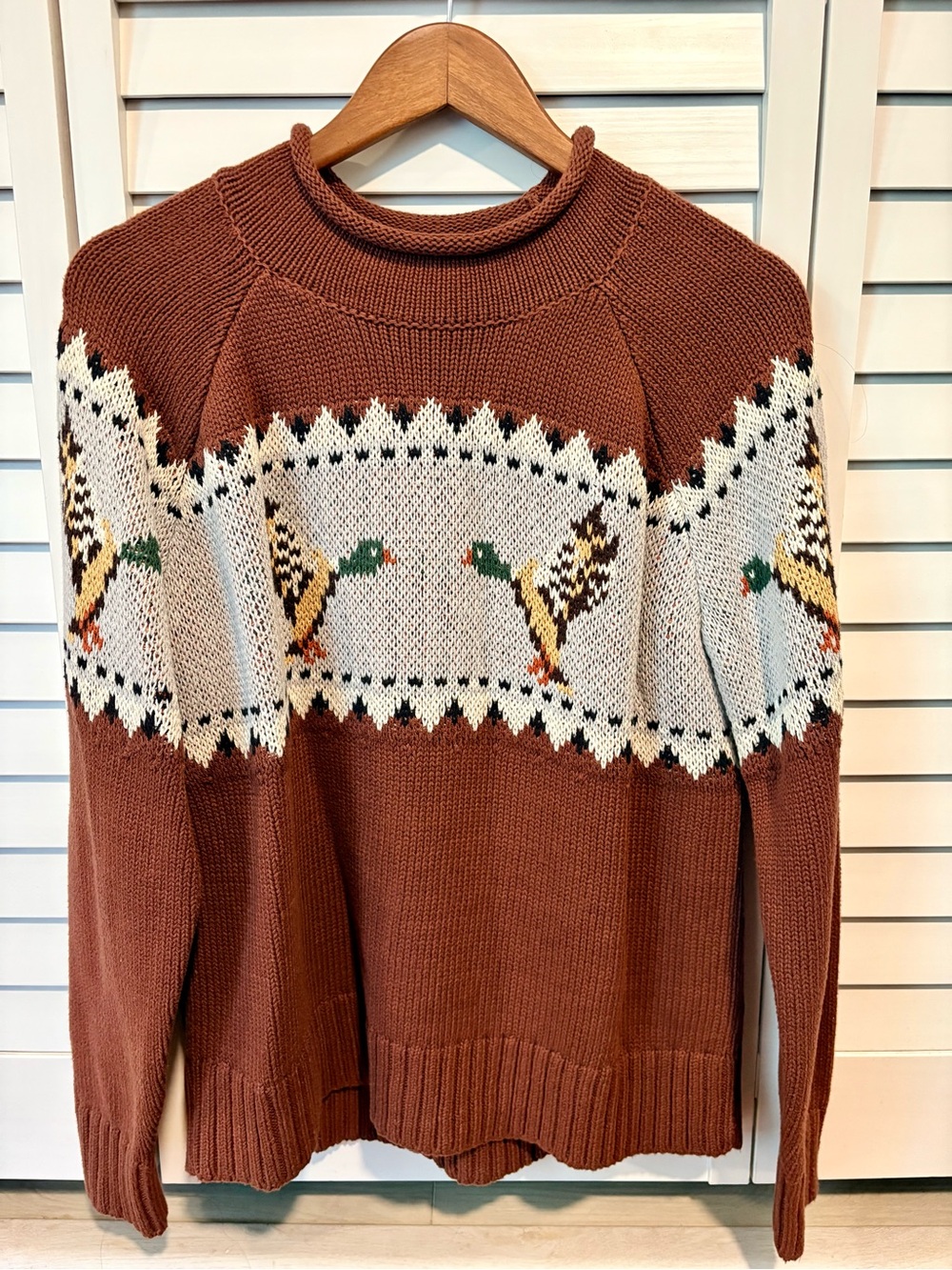 COZY WEATHER ALERT: W’s Signature Original Cotton Sweater, Rollneck Novelty